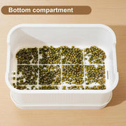 Seedling Tray Sprout Tray Soilless Hydroponic Planting Pot for Indoor Gardening - White V528-SEEDLING-TRAY-WHITE-293611