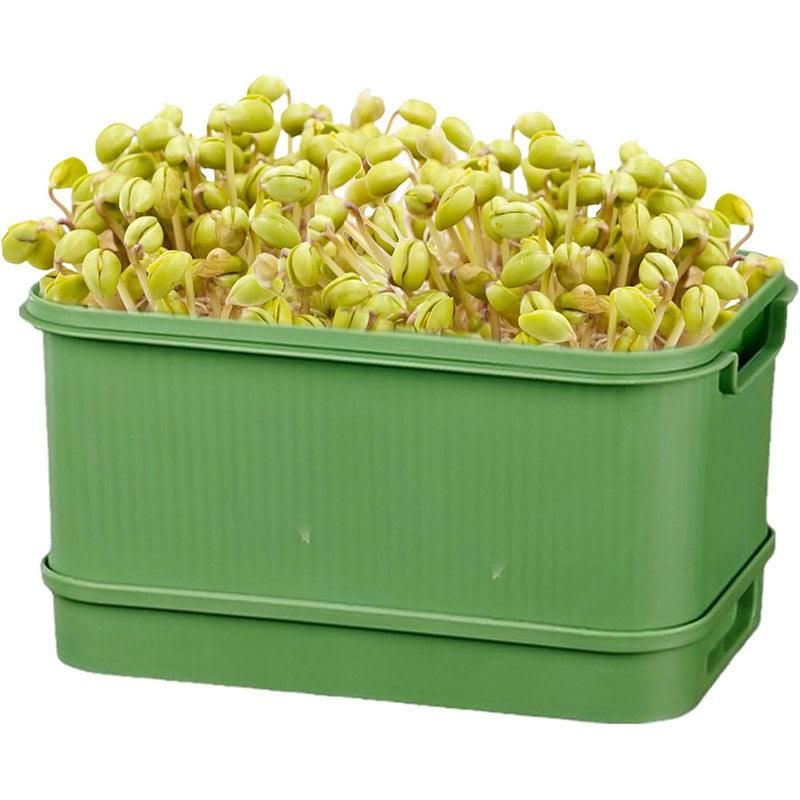 Seedling Tray Sprout Tray Soilless Hydroponic Planting Pot for Indoor Gardening - White V528-SEEDLING-TRAY-WHITE-293611