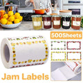 500X Adhesive Freezer Kitchen Food Stickers Label Food Storage Label V528-SELF-ADHESIVE-STICKER-500PCS-323375