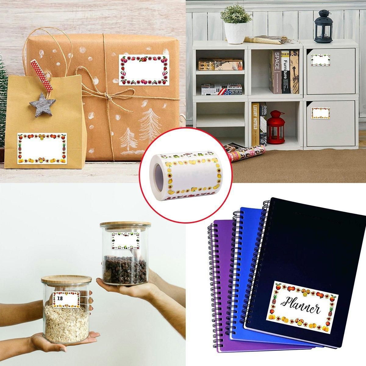 500X Adhesive Freezer Kitchen Food Stickers Label Food Storage Label V528-SELF-ADHESIVE-STICKER-500PCS-323375