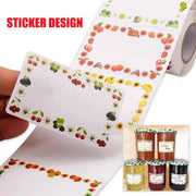 500X Adhesive Freezer Kitchen Food Stickers Label Food Storage Label V528-SELF-ADHESIVE-STICKER-500PCS-323375