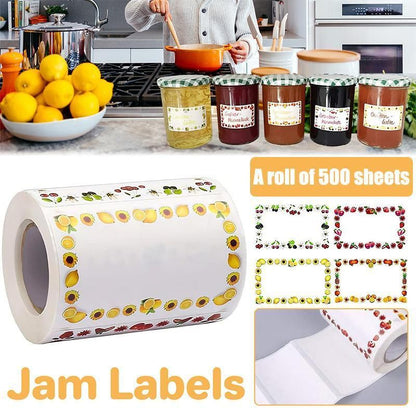 500X Adhesive Freezer Kitchen Food Stickers Label Food Storage Label V528-SELF-ADHESIVE-STICKER-500PCS-323375