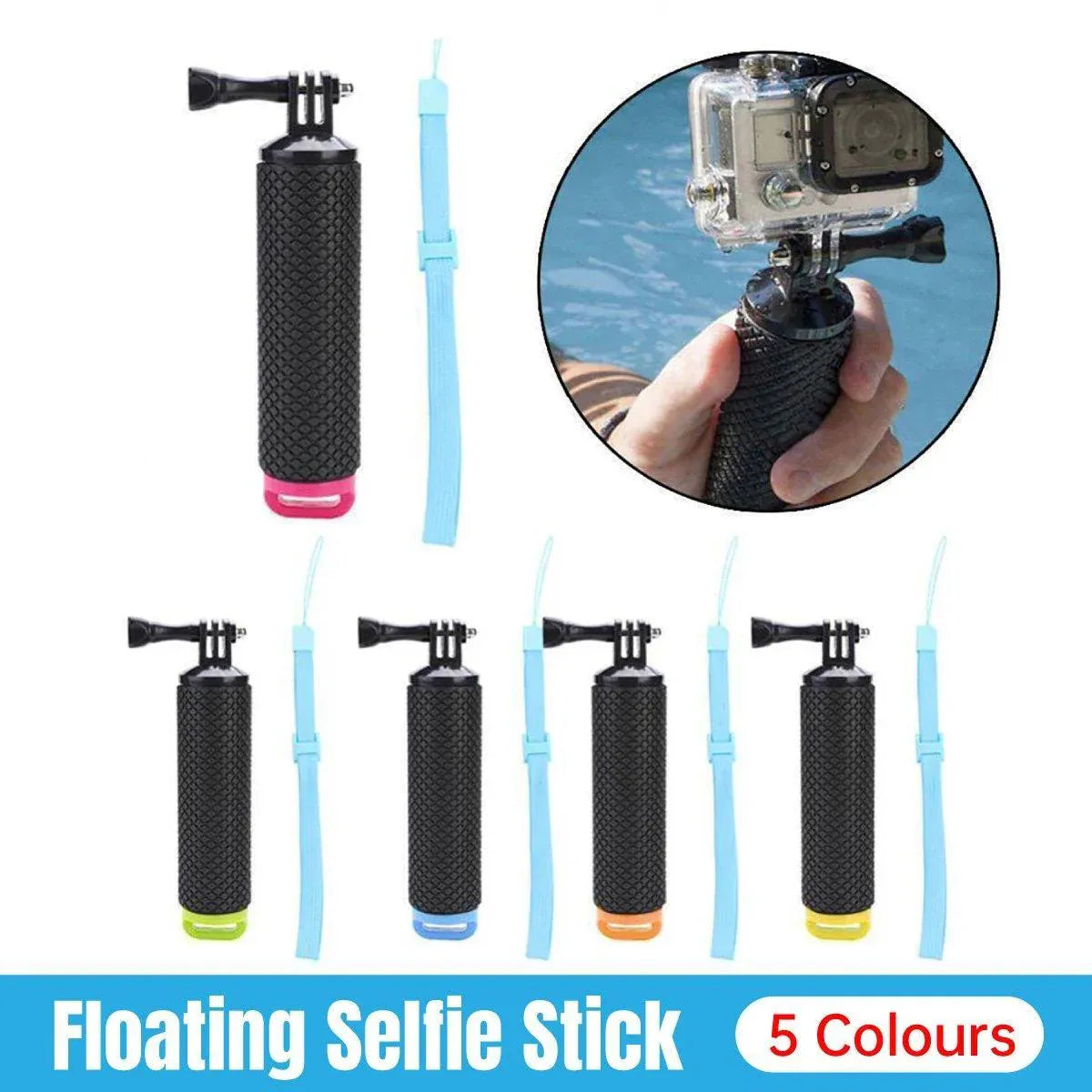 Floating Buoyancy Stick for Underwater Camera Diving Stabilizer Handheld Stick - Red V528-SELFIE-STICK-RED-928537
