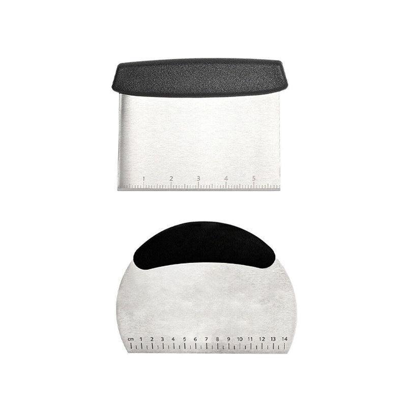 Dough Scraper Stainless Steel Bake Cake Slicer Pastry Cutter Multipurpose Bench - Semicircle V528-SEMICIRCLE-820147