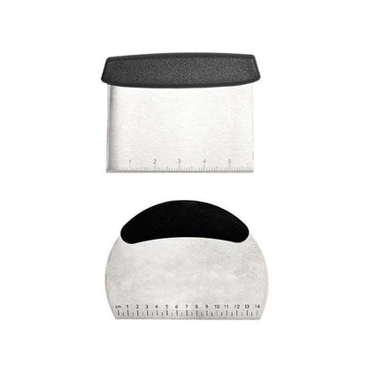 Dough Scraper Stainless Steel Bake Cake Slicer Pastry Cutter Multipurpose Bench - Semicircle V528-SEMICIRCLE-820147