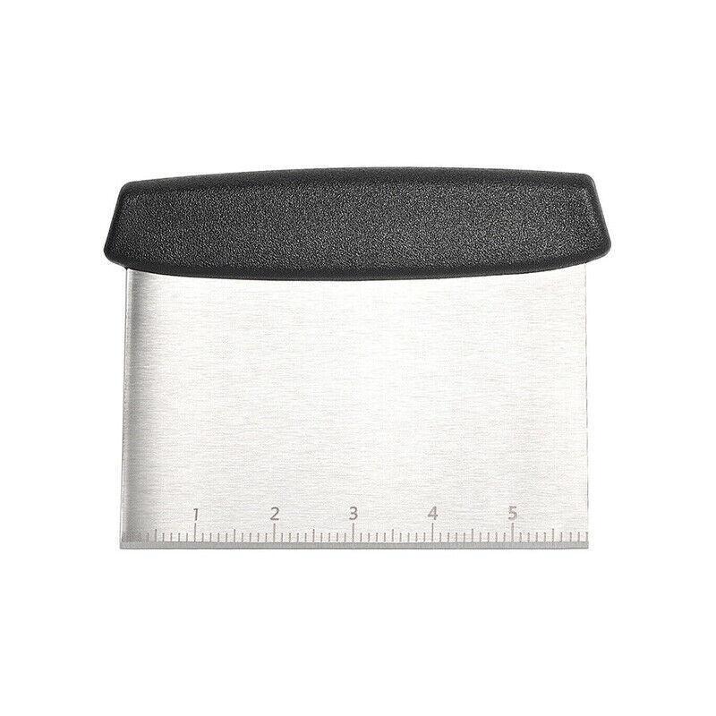 Dough Scraper Stainless Steel Bake Cake Slicer Pastry Cutter Multipurpose Bench - Semicircle V528-SEMICIRCLE-820147