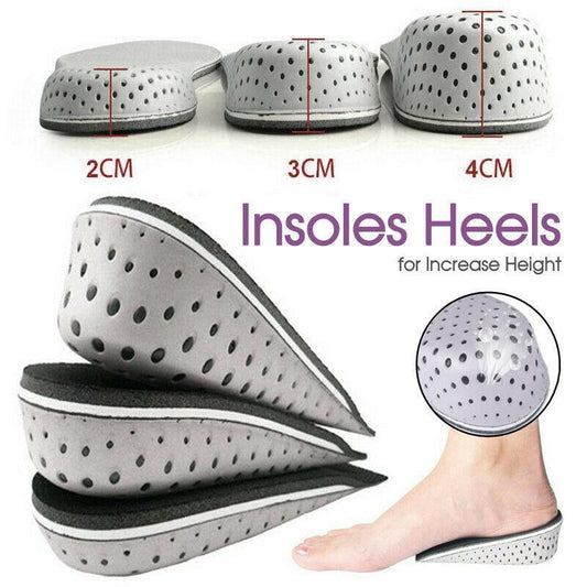 Heel Lift Insoles for Height Increase Invisible Cushion Pads for Shoes Unisex - 2CM V528-SEMIRAISEDINSOLE-2-65641