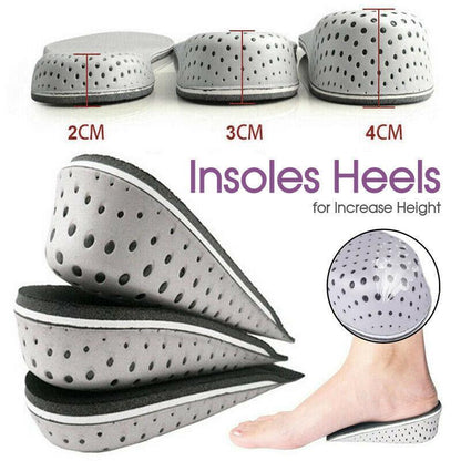 Heel Lift Insoles for Height Increase Invisible Cushion Pads for Shoes Unisex - 4CM V528-SEMIRAISEDINSOLE-4-955452