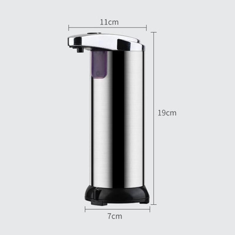 Automatic Soap Liquid Dispenser Handsfree Touchless IR Sensor Hand Wash Steel V528-SENSORHANDWASH-SILVER-534828