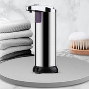Automatic Soap Liquid Dispenser Handsfree Touchless IR Sensor Hand Wash Steel V528-SENSORHANDWASH-SILVER-534828