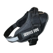 Adjustable Dog Vest Harness for Small Medium Dogs Comfortable No Pull Design - Black-L V528-SERVICE-DOG-VEST-BLACK-L-731738