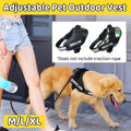 Adjustable Dog Vest Harness for Small Medium Dogs Comfortable No Pull Design - Black-XL V528-SERVICE-DOG-VEST-BLACK-XL-838936