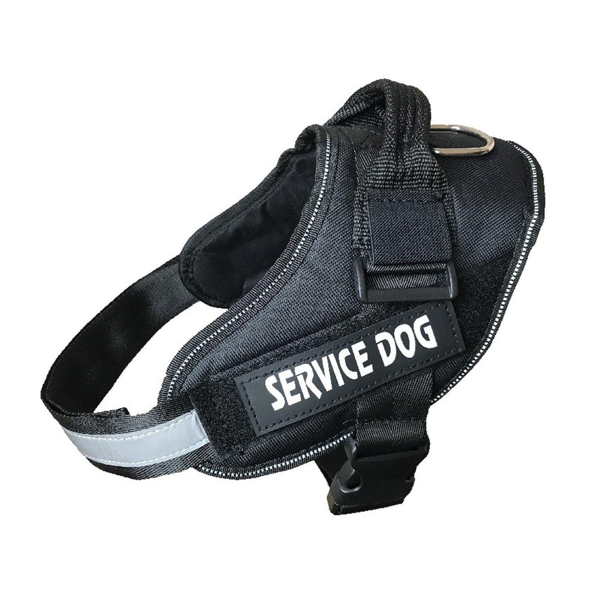 Adjustable Dog Vest Harness for Small Medium Dogs Comfortable No Pull Design - Black-XL V528-SERVICE-DOG-VEST-BLACK-XL-838936