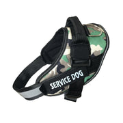 Adjustable Dog Vest Harness for Small Medium Dogs Comfortable No Pull Design - Camouflage-L V528-SERVICEDOG-VEST-CAMOUFLAGE-L-243069