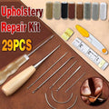 29 Pack Upholstery Repair Kit Leather Craft Tool Kit Leather Hand Sewing Needle V528-SEWINGTOOLS-29PCS-45935