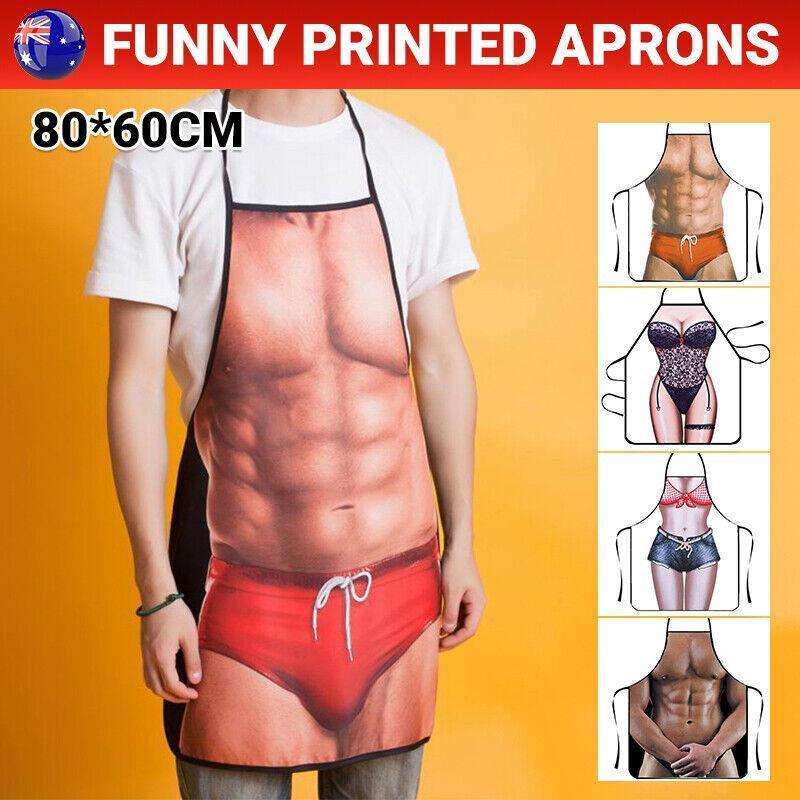 Funny Adult Men Women Novelty Aprons Party Game Cooking Kitchen BBQ Baking - Sexy Lace V528-SEYLACE-78-861524