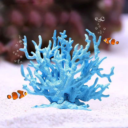Soft Coral Realistic Water Plants Aquarium Decoration Fish Tank Seawater Set - Blue V528-SH-BLUE-947638