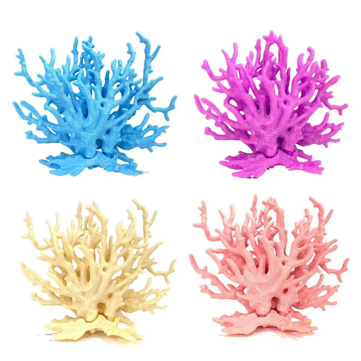 Soft Coral Realistic Water Plants Aquarium Decoration Fish Tank Seawater Set - Purple V528-SH-PURPLE-463433