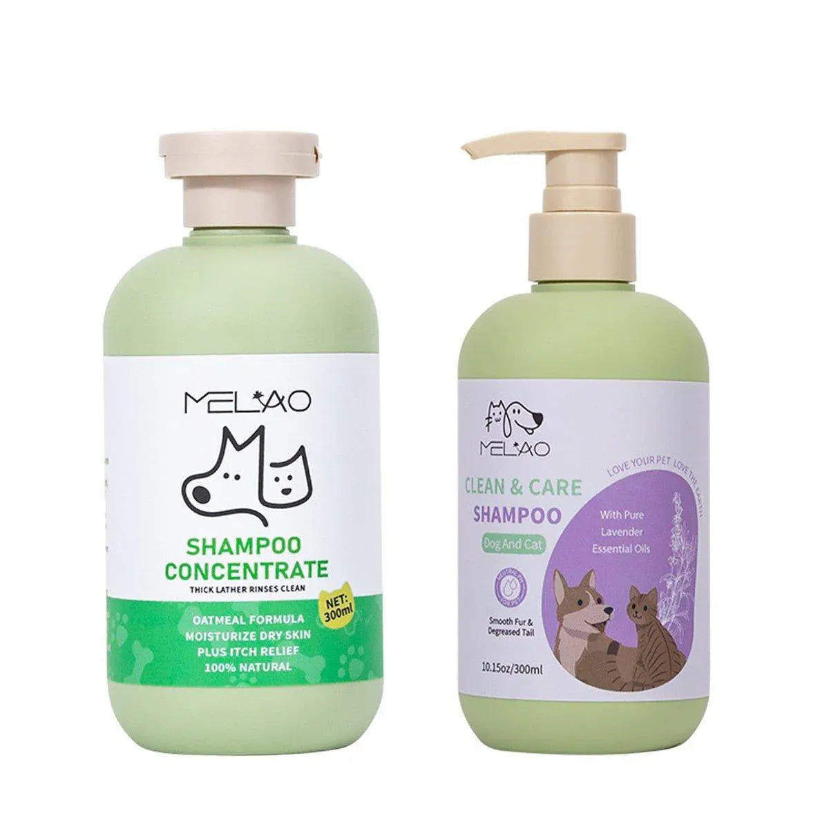 Pet Body Soap Bath Lotion Hair Protecting Knotted Cat Dog Shampoo Conditioner - Shampoo-300ml V528-SHAMPOO-300ML-935422
