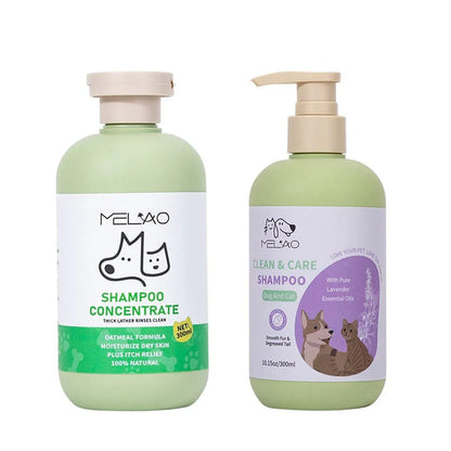 Pet Body Soap Bath Lotion Hair Protecting Knotted Cat Dog Shampoo Conditioner - Shampoo-300ml V528-SHAMPOO-300ML-935422