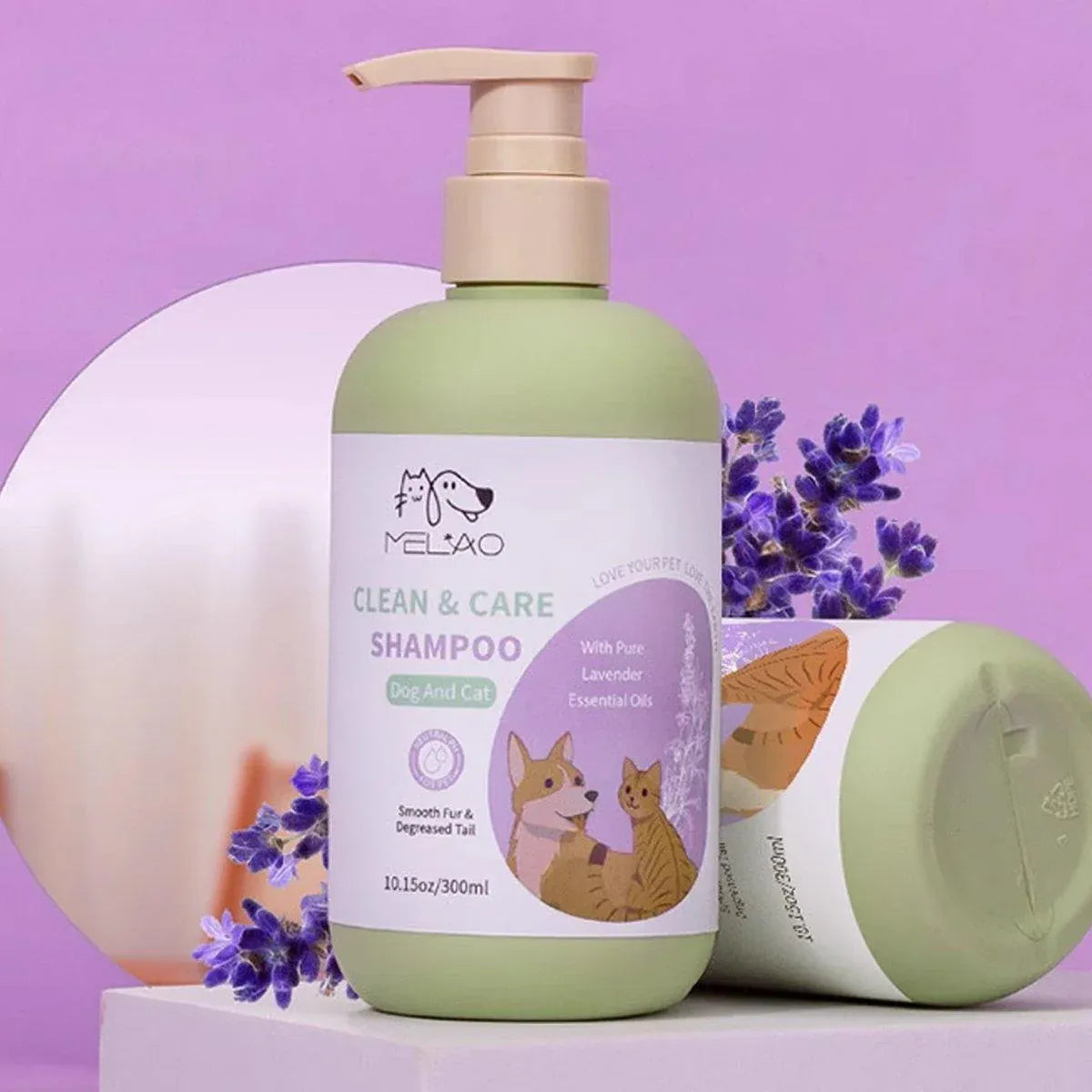 Pet Body Soap Bath Lotion Hair Protecting Knotted Cat Dog Shampoo Conditioner - Shampoo-300ml V528-SHAMPOO-300ML-935422