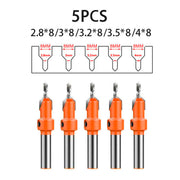 Hexagon Shank Countersink Drill Bit Woodworking Screw Wood Hole Drill Bit 8Mm V528-SHANKDRIL-192788