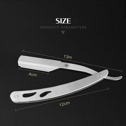 Sharp Barber Salon Straight Cut Throat Shaving Razor Shavette Rasoirs with 10 Blades V528-SHARP-36039