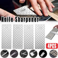 4pcs Diamond Knife Sharpener Sharpening Stone Honeycomb Grind Sharpener Kit V528-SHARPENER-4PCS-128428