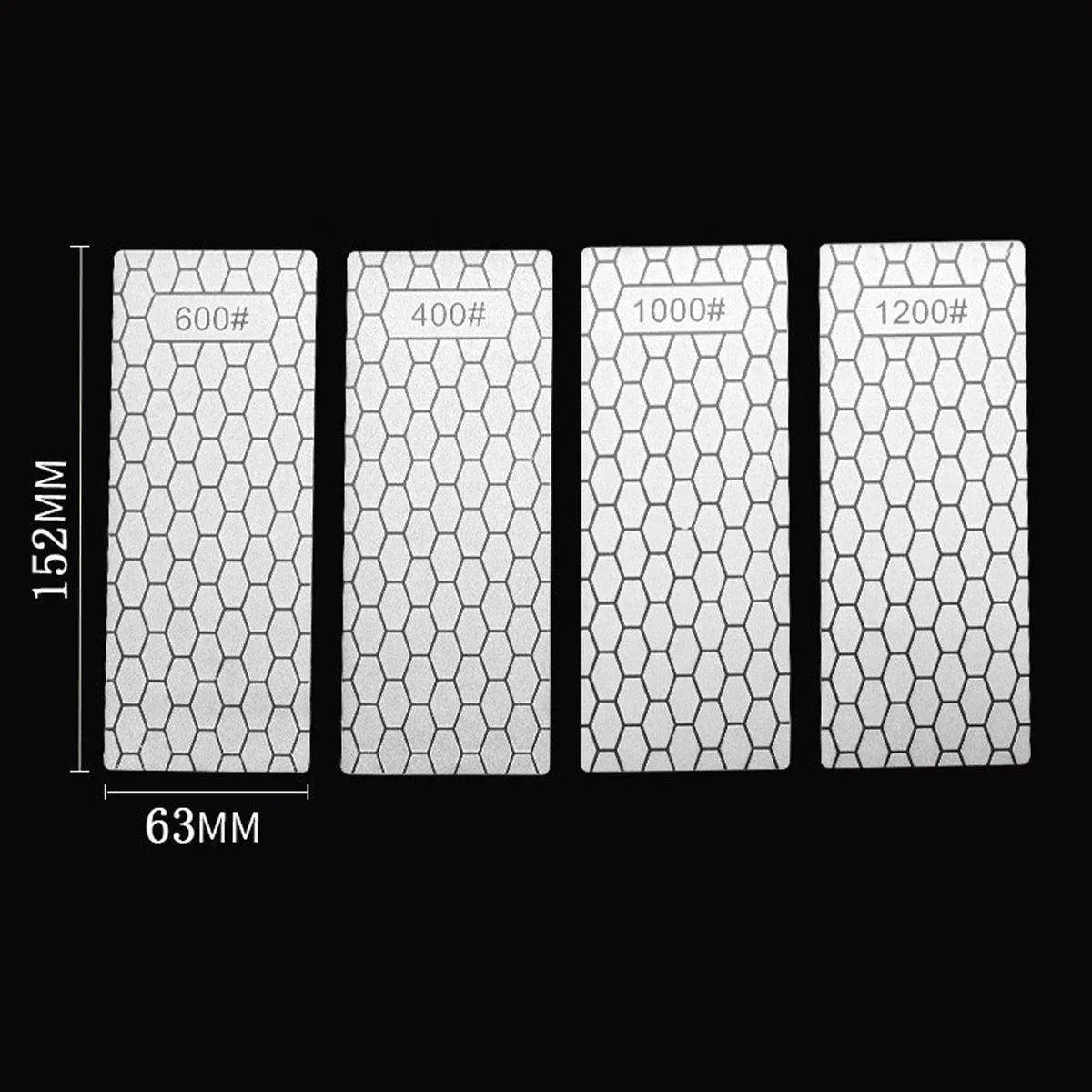 4pcs Diamond Knife Sharpener Sharpening Stone Honeycomb Grind Sharpener Kit V528-SHARPENER-4PCS-128428
