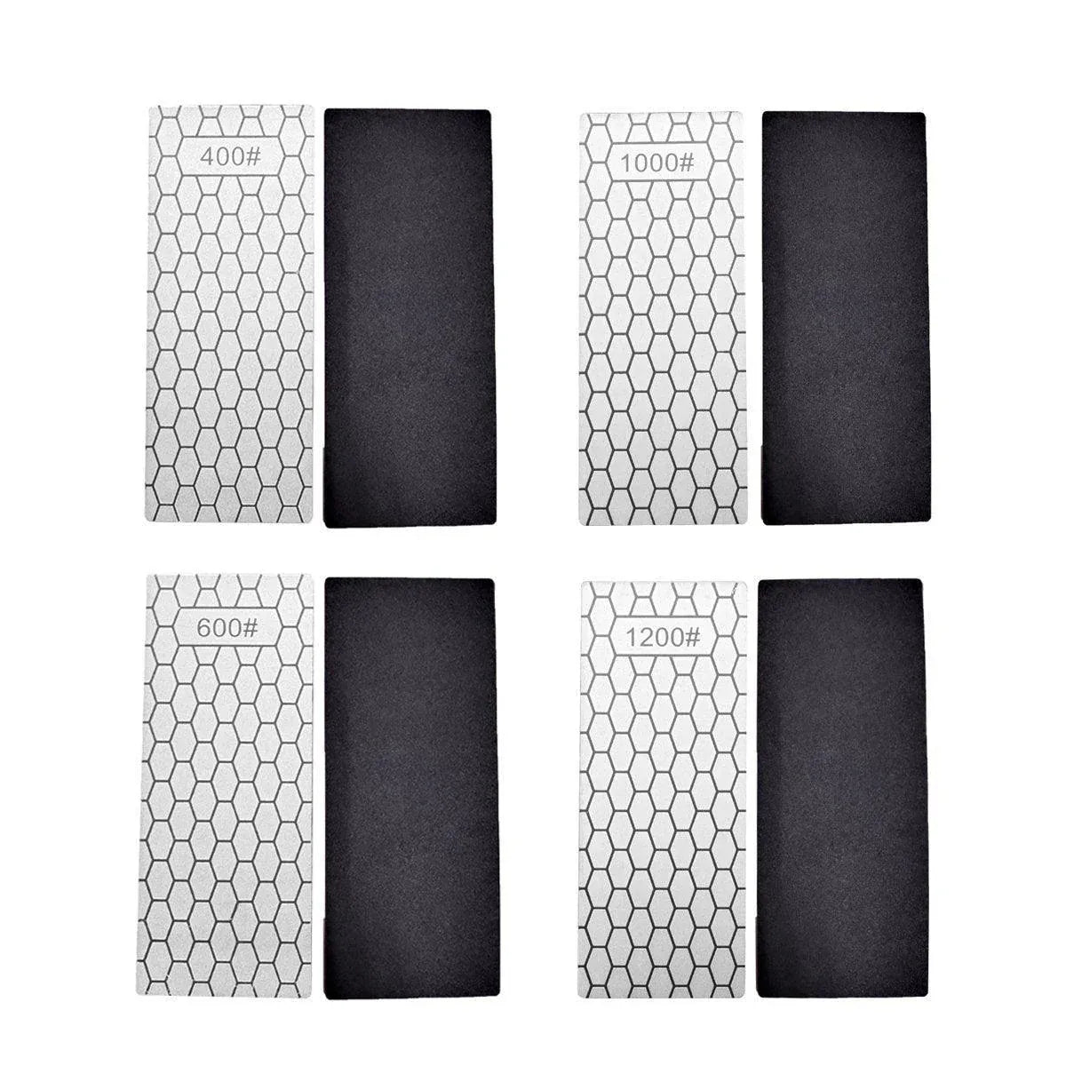 4pcs Diamond Knife Sharpener Sharpening Stone Honeycomb Grind Sharpener Kit V528-SHARPENER-4PCS-128428