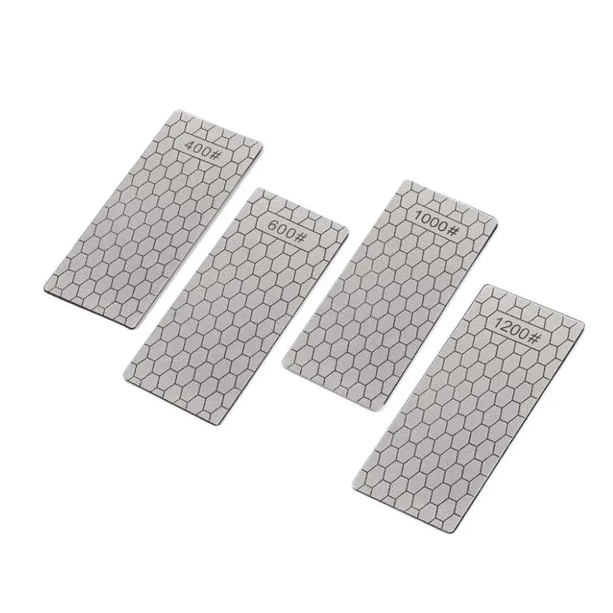 4pcs Diamond Knife Sharpener Sharpening Stone Honeycomb Grind Sharpener Kit V528-SHARPENER-4PCS-128428