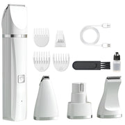 Rechargeable Pet Hair Clippers Professional Grooming Kit for Cats and Dogs V528-SHAVER-WHITE-112646