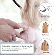 Rechargeable Pet Hair Clippers Professional Grooming Kit for Cats and Dogs V528-SHAVER-WHITE-112646