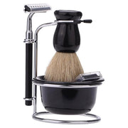 5PCS Shaving Kit Set Manual Razor Brush Stand Bowl Set for Men V528-SHAVING-BRUSH-5PCS-489487
