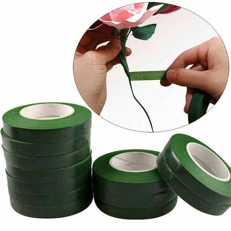 2PCS Green Floral Tape for DIY Craft Flower Wrapping and Bouquet Stems 240cm V528-SHELFSPONGE-2PCS-174464