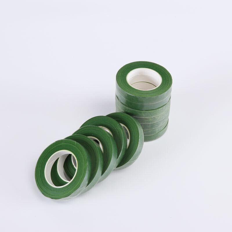 2PCS Green Floral Tape for DIY Craft Flower Wrapping and Bouquet Stems 240cm V528-SHELFSPONGE-2PCS-174464