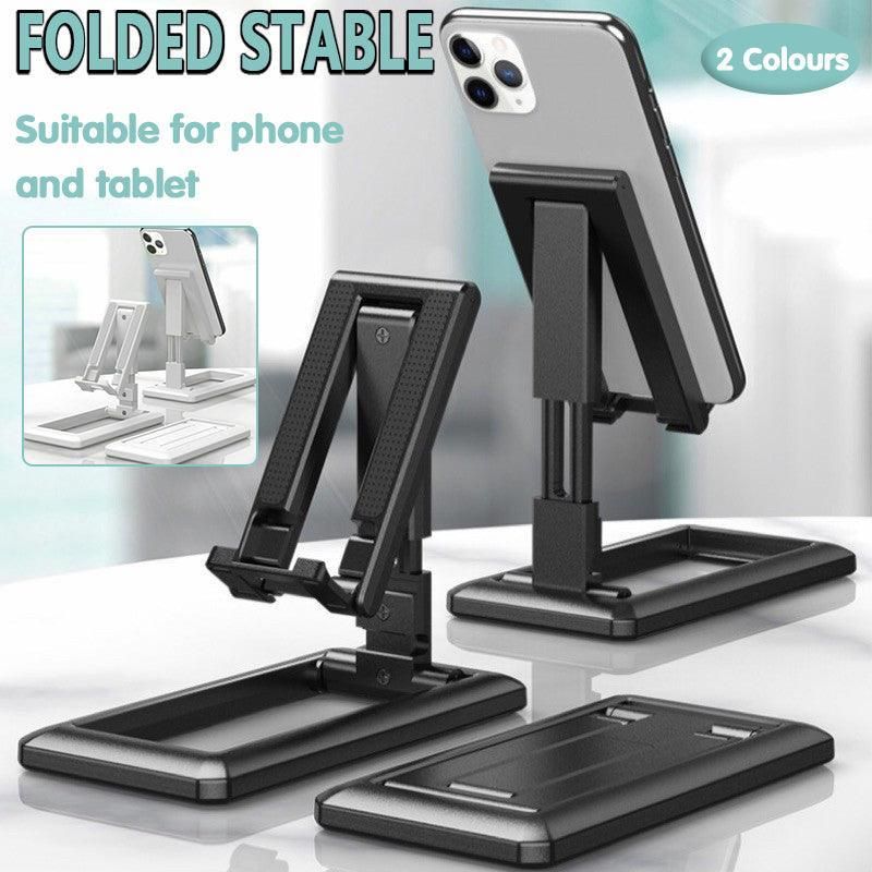 Foldable Adjustable Universal Desk Stand Holder For Mobile Phone Tablet Mount Au V528-SHENSUOZHIJIA-WHITE-502145