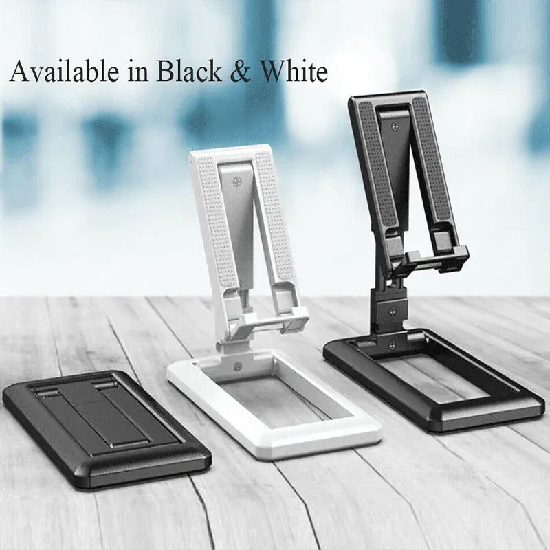 Foldable Adjustable Universal Desk Stand Holder For Mobile Phone Tablet Mount Au V528-SHENSUOZHIJIA-WHITE-502145