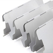 10 Plates Foldable Aluminum Camping Cooker Wind Shield for BBQ Stove V528-SHIELDSCREENS-744979