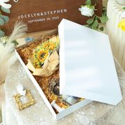 Premium Shirt Packaging Boxes 350g White Cardboard 2Sizes Easy Storage Flat Pack - 25pcs-11*8.5*1.5inch V528-SHIRT-BOX-25PCS-11-85-15-172270