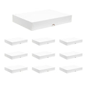 Premium Shirt Packaging Boxes 350g White Cardboard 2Sizes Easy Storage Flat Pack - 25pcs-11*8.5*1.5inch V528-SHIRT-BOX-25PCS-11-85-15-172270