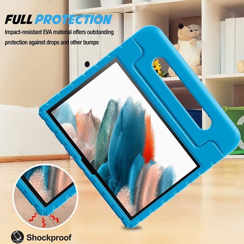 For Samsung Galaxy Tab A8 Plus 11Inch EVA Case Handheld Protective Drop Cover - Purple V528-SHOCKPROOFCOVER-PURPLE-210544