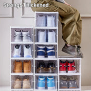 Easy Assemble Shoe Box Foldable Rack 3/6 Layers Storage Transparent Drawers - 3-Tier V528-SHOE-RACK-3-961836