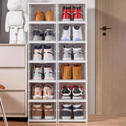 Easy Assemble Shoe Box Foldable Rack 3/6 Layers Storage Transparent Drawers - 3-Tier V528-SHOE-RACK-3-961836