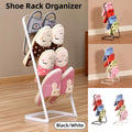Simple Multi Layer Slipper Storage Rack Organizer for Home Closet Shoe Organizer - Black V528-SHOE-RACK-BLACK-598361