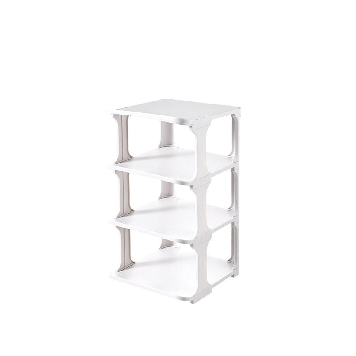 4/5Tier Shoe Rack Organizer Shelf Space Saving Storage Stand For Entryway Home - 4-Tier V528-SHOE-RACK-WHITE-4-101074