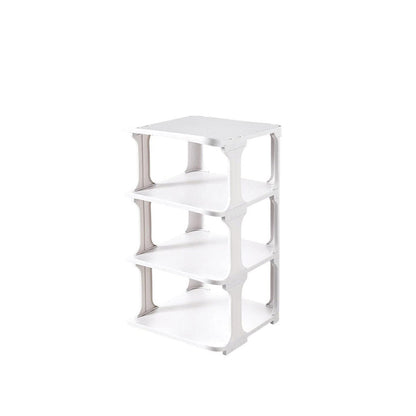 4/5Tier Shoe Rack Organizer Shelf Space Saving Storage Stand For Entryway Home - 5-Tier V528-SHOE-RACK-WHITE-5-318539