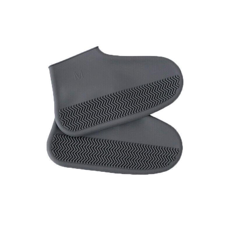 Shoe Cover Waterproof Silicone Non Slip Rain Water Rubber Foot Boot Overshoe L Size - Blue V528-SHOECOVER-BLUE-L-665202