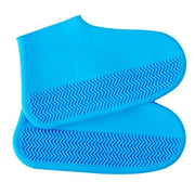 Shoe Cover Waterproof Silicone Non Slip Rain Water Rubber Foot Boot Overshoe S - Blue V528-SHOECOVER-BLUE-S-702686