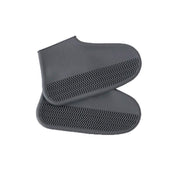 Shoe Cover Waterproof Silicone Non Slip Rain Water Rubber Foot Boot Overshoe M Size - Grey V528-SHOECOVER-GREY-M-668975